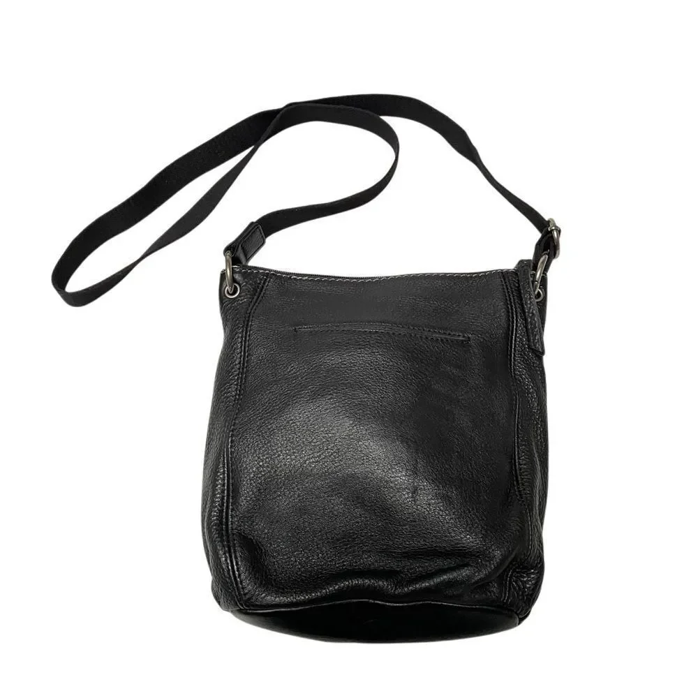 The Sak Sequoia black leather‎ hobo shoulder bag purse